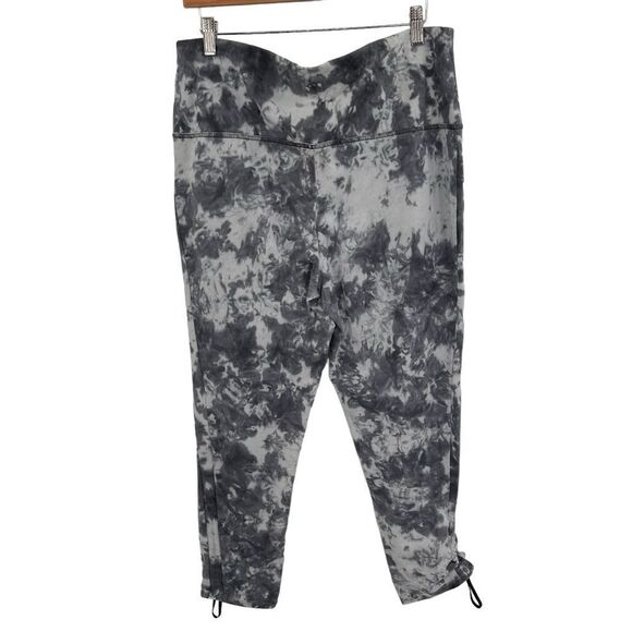 Chico's Zenergy So Slimming Supima Cotton Cloud Print Leggings gray size large - Picture 6 of 11